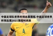 中国足球队世界杯预选赛赛程,中国足球世界杯预选赛2021赛程时间表